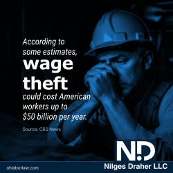 According to some estimates, wage theft could cost American workers up to $50 billion per year. (Source: CBS News)